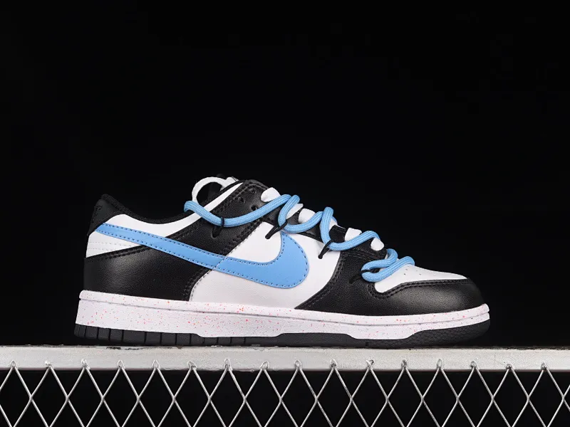 All Categories Nk SB Dunk Series Nk SB Dunk Low Low-top Sneakers Nk Dunk Low "Multi Color" Vibrant Three Hooks Sea Salt Blue Customized Deconstructed Strap Casual Sneakers FD4623-131